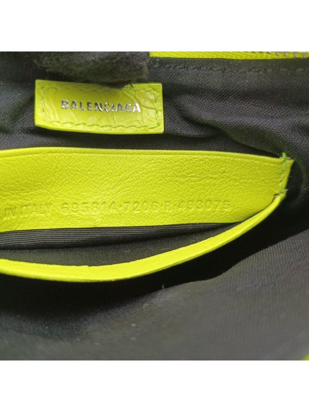 ★SOLD★ Balenciaga le Cagole Green Lambskin Messenger Bag - Picture 12 of 15